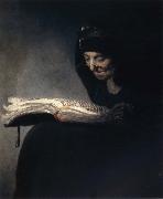 REMBRANDT Harmenszoon van Rijn Portrait of Rembrandt-s Mother oil painting picture wholesale